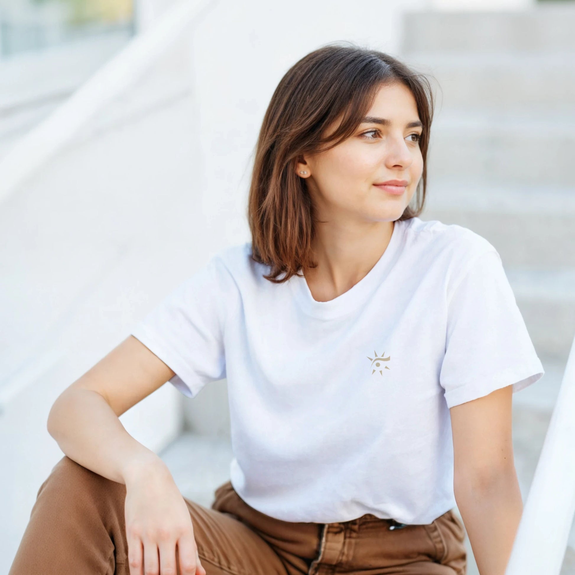 Heavyweight unisex crewneck t-shirt, additional product photo