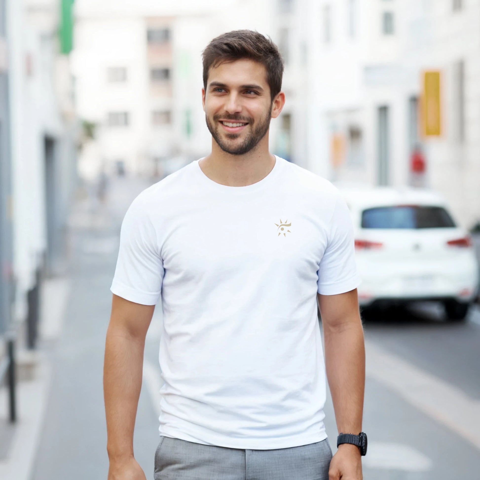 Heavyweight unisex crewneck t-shirt, additional product photo