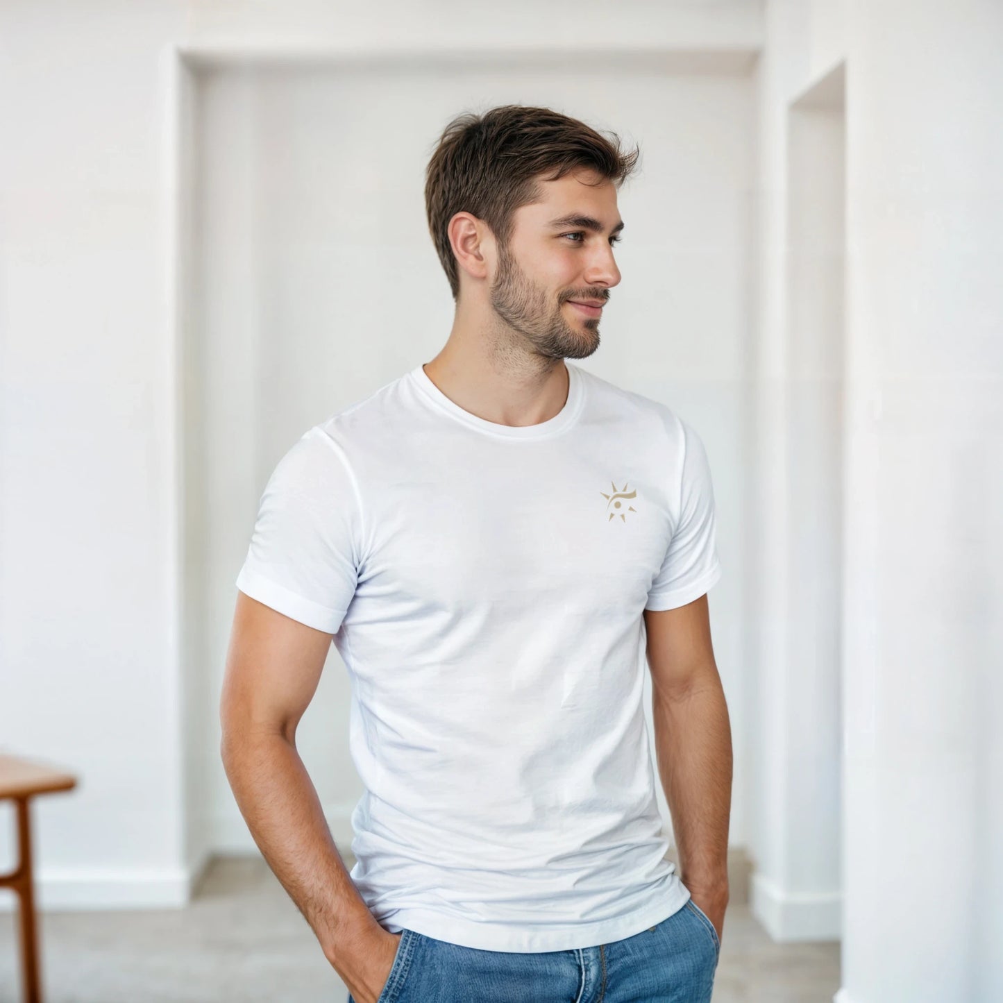 Heavyweight unisex crewneck t-shirt, additional product photo