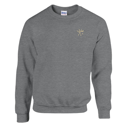 Sport grey unisex crewneck sweatshirt, front view