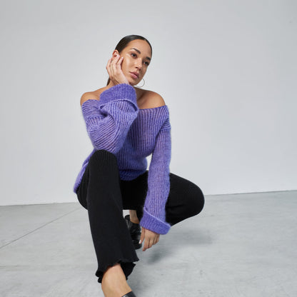 Maglione Senza Spalle con Spacchi Laterali - Nina