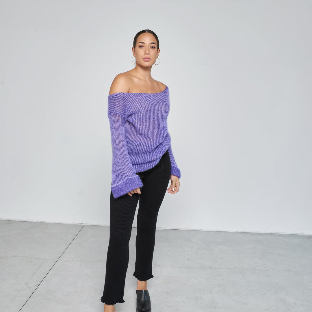 Maglione Senza Spalle con Spacchi Laterali - Nina