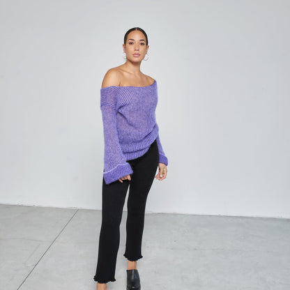 Maglione Senza Spalle con Spacchi Laterali - Nina