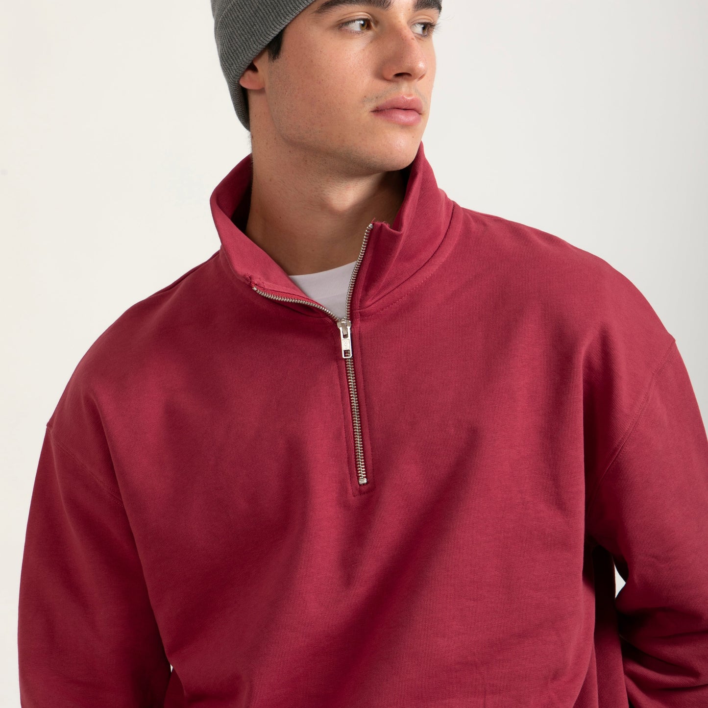 Sudadera Orgánica Oversize con Cremallera - 022