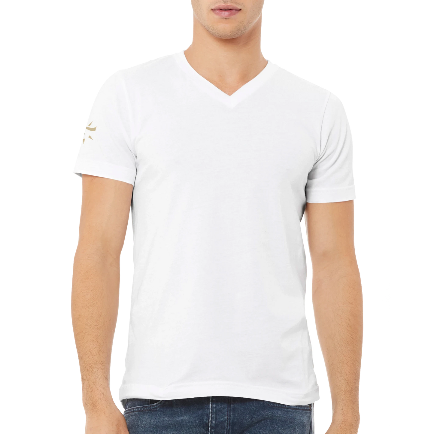 Unisex V-neck t-shirt, additional product photo