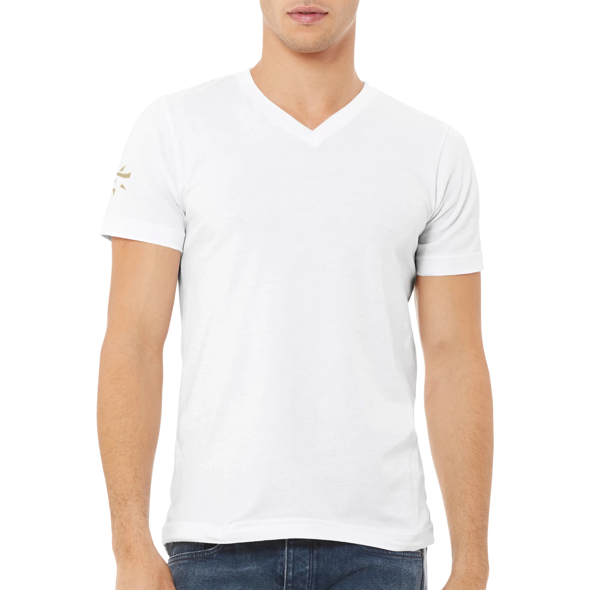 Unisex V-neck t-shirt, additional product photo